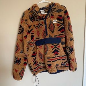 The North Face Aztec Printed Men’s Fleece w/ Hood Size Medium